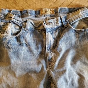 BKE Mens Tyler Distressed Jeans, 36×32